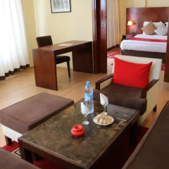 Rihab Hotel 4* Улучшенный люкс с различными типами кроватей фото 4