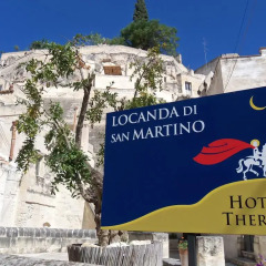 Отель Locanda San Martino Thermae Матера приотельная территория