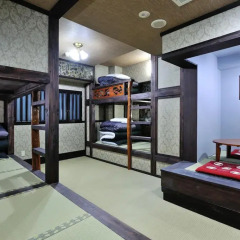 Отель Khaosan World Asakusa Ryokan Кровать в общем номере фото 2