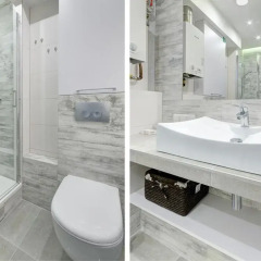 Отель Dom & House Apartments Old Town Dluga Польша, Гданьск - отзывы, цены и фото номеров - забронировать отель Dom & House Apartments Old Town Dluga онлайн ванная