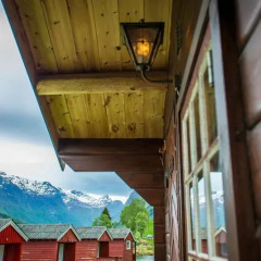 Отель Nesset Fjordcamping Стандартный номер с двуспальной кроватью (общая ванная комната) фото 9