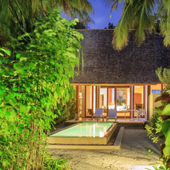 Отель Conrad Maldives Rangali Island 5* Вилла Делюкс с различными типами кроватей фото 9