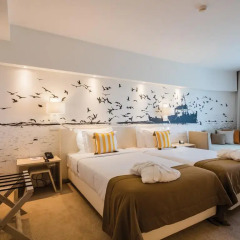 Отель MH Peniche 4* Стандартный номер разные типы кроватей фото 5