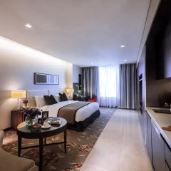 Отель Oakwood Premier Coex Center Улучшенная студия с различными типами кроватей фото 4