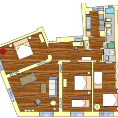 Апартаменты Habitat's Navona Apartments сауна