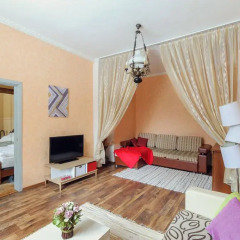 Апартаменты Kvartiras Minsk Apartments Минск комната для гостей фото 5