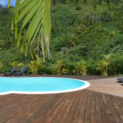 Отель Villa Honu by Tahiti Homes Французская Полинезия, Муреа - отзывы, цены и фото номеров - забронировать отель Villa Honu by Tahiti Homes онлайн бассейн