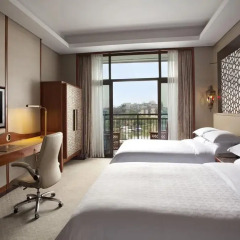 Отель Sheraton Qingyuan Lion Lake Resort 4* Номер Делюкс с различными типами кроватей фото 2