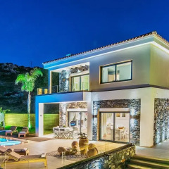 Отель Irida Villa Вилла с различными типами кроватей фото 27