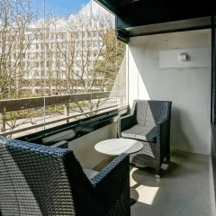 Апартаменты Forenom Serviced Apartments Espoo Tapiola балкон