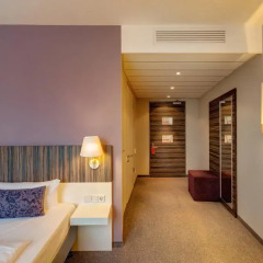 Отель acomhotel nürnberg 3* Стандартный номер с различными типами кроватей фото 3