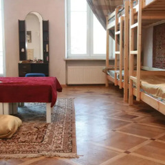 Гостиница Happy House Кровать в женском общем номере с двухъярусной кроватью фото 3