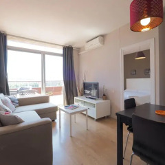 Отель Penthouse Sants Station Барселона комната для гостей фото 3