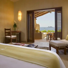 Отель Cala de Mar Resort & Spa Ixtapa 5* Люкс повышенной комфортности с различными типами кроватей фото 4