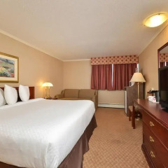 Отель Econo Lodge South Calgary Канада, Калгари - отзывы, цены и фото номеров - забронировать отель Econo Lodge South Calgary онлайн комната для гостей фото 5
