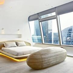 Апартаменты Sky Apartments Rentals Service Студия Делюкс с разными типами кроватей фото 17