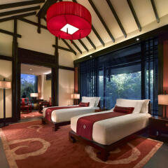Отель Banyan Tree Lijiang 5* Вилла с различными типами кроватей фото 14
