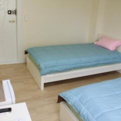 Отель Patio 59 Hongdae Guesthouse 2* Стандартный номер с 2 отдельными кроватями