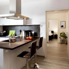 Отель Leipzig Apartmenthaus 3* Номер категории Эконом с различными типами кроватей фото 3
