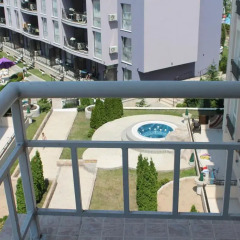 Отель Aqua Blue Apartments Болгария, Солнечный берег - отзывы, цены и фото номеров - забронировать отель Aqua Blue Apartments онлайн балкон