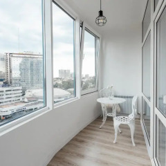 Апартаменты At Home Apartment балкон