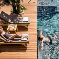 Hotel Therme Meran - Terme Merano Меран приотельная территория