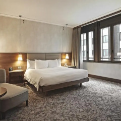 Отель Hilton Milan 4* Стандартный номер с различными типами кроватей фото 9
