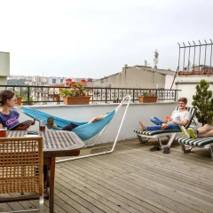Hush Hostel Lounge Кровать в общем номере двухъярусные кровати