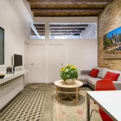 Отель Happy People Plaza Espana Apartments Испания, Барселона - отзывы, цены и фото номеров - забронировать отель Happy People Plaza Espana Apartments онлайн комната для гостей фото 4