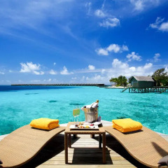 Отель Centara Ras Fushi Resort & Spa Maldives 5* Вилла Делюкс с различными типами кроватей фото 4