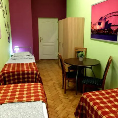 Budapest Budget Hostel Стандартный номер с различными типами кроватей (общая ванная комната) фото 23