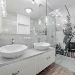 Отель Apartamenty Sun&Snow Aquarius Польша, Сопот - отзывы, цены и фото номеров - забронировать отель Apartamenty Sun&Snow Aquarius онлайн ванная