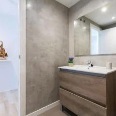 Отель Vista Roses Mar - Apartamento con Piscina Испания, Курорт Росес - отзывы, цены и фото номеров - забронировать отель Vista Roses Mar - Apartamento con Piscina онлайн ванная