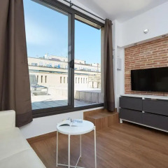 Отель AB Paral·lel Spacious Apartments Испания, Барселона - отзывы, цены и фото номеров - забронировать отель AB Paral·lel Spacious Apartments онлайн комната для гостей фото 4