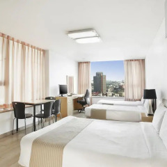 Отель Hyundai Residence Seoul 3* Стандартный семейный номер с двуспальной кроватью фото 2