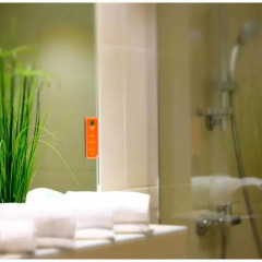 Отель Motel Plus Berlin 3* Стандартный семейный номер с двуспальной кроватью фото 9