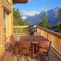 Отель Chalet Ann Нендаз балкон