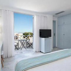 Отель Santorini Kastelli Resort 5* Стандартный номер с различными типами кроватей фото 7
