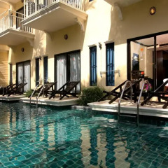 Отель The Front Village 4* Номер Делюкс с разными типами кроватей фото 2
