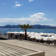 Отель Azur Cannes Le Romanesque пляж