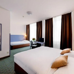 Central Hotel Prague 3* Улучшенный номер с различными типами кроватей фото 4