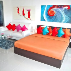 Апартаменты Chic Karon Studio Sea View комната для гостей фото 3