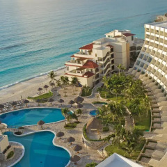 Отель Grand Park Royal Luxury Resort Cancun Caribe пляж фото 3