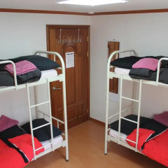 Отель SP@Itaewon Guesthouse 2* Кровать в общем номере с двухъярусной кроватью фото 7
