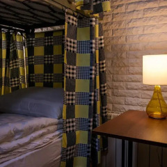 DimAL Hostel Almaty Кровать в женском общем номере двухъярусные кровати фото 2