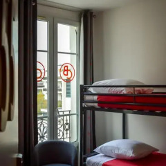 Beautiful Belleville Hostel & Hotel Кровать в общем номере с двухъярусной кроватью фото 11
