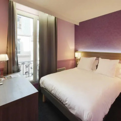 Отель Hôtel Poussin 3* Стандартный номер с различными типами кроватей фото 4