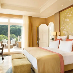 Отель Falkenstein Grand Kempinski 5* Улучшенный номер с различными типами кроватей фото 3