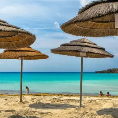 Отель Ayia Thekla Sea Front пляж фото 2
