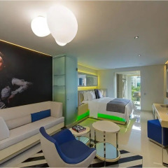 Отель W Mexico City 4* Стандартный номер с разными типами кроватей фото 4